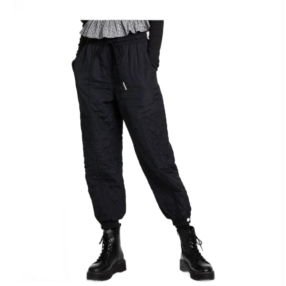 SANDY LIANG x TARGET Black Quilted Pant